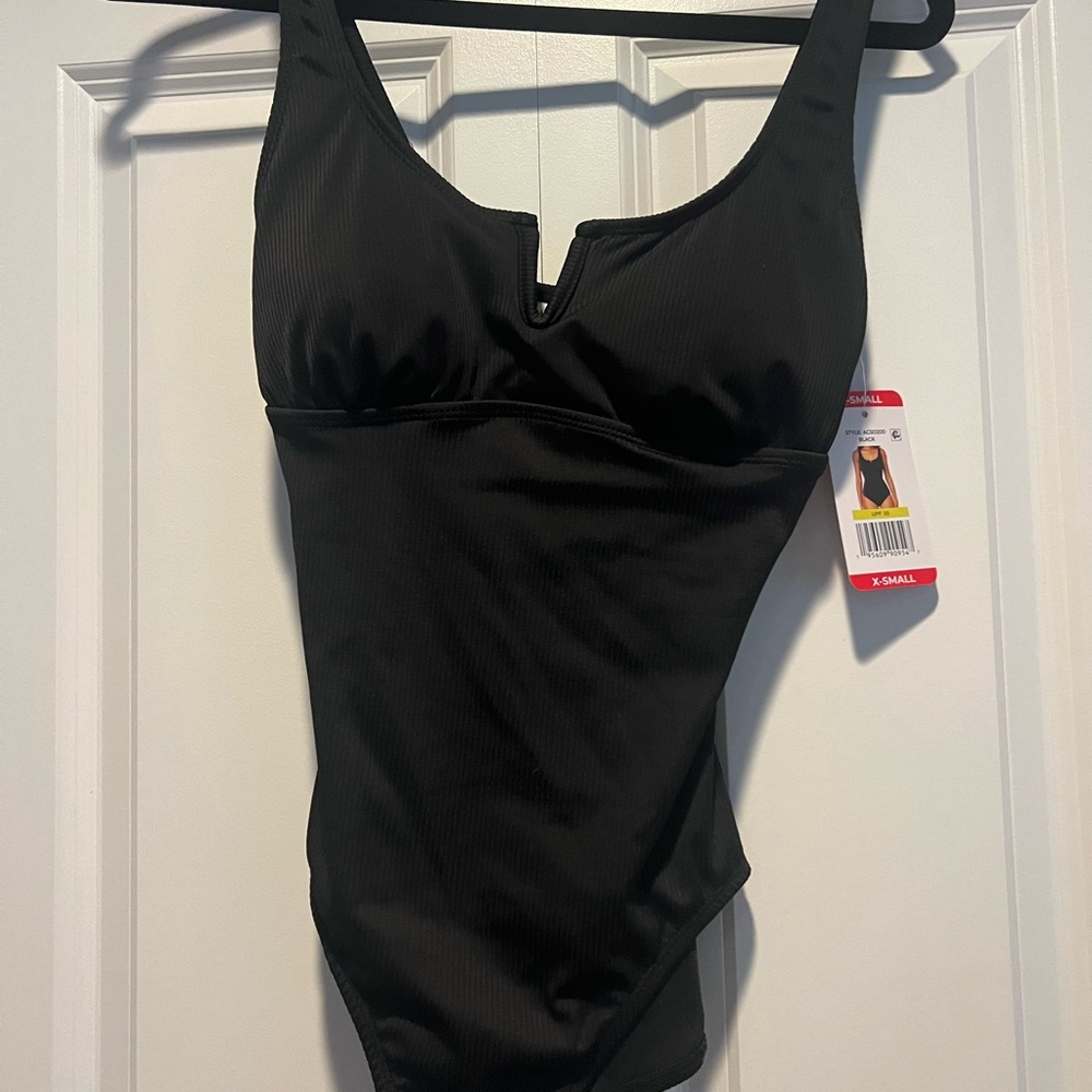 Black One-Piece Swimsuit